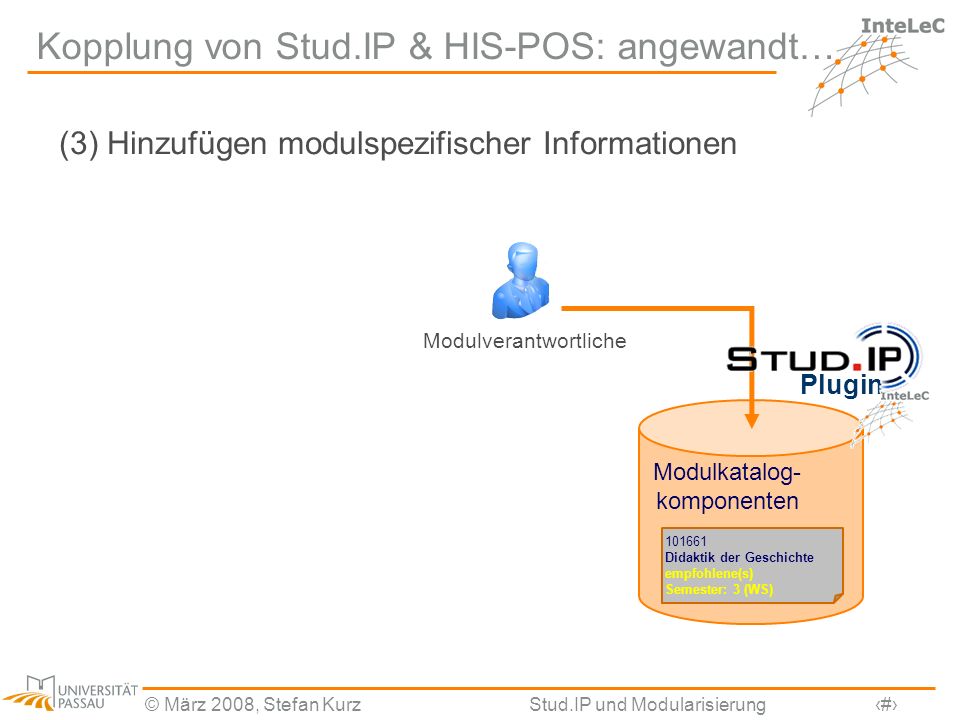 Kopplung von Stud.IP & HIS-POS: angewandt…