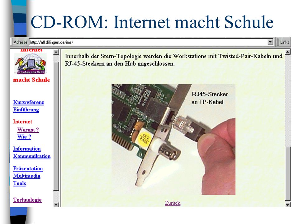 CD-ROM: Internet macht Schule