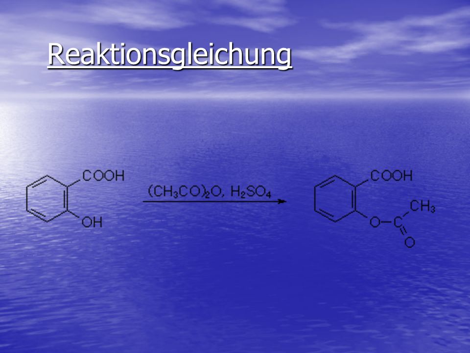 Reaktionsgleichung