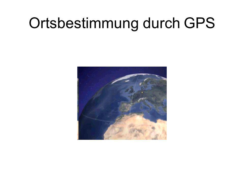 Ortsbestimmung durch GPS