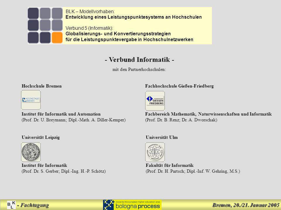mit den Partnerhochschulen:
