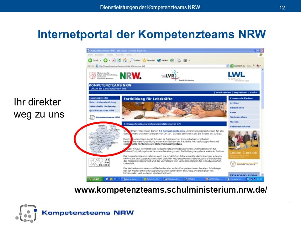 Internetportal der Kompetenzteams NRW