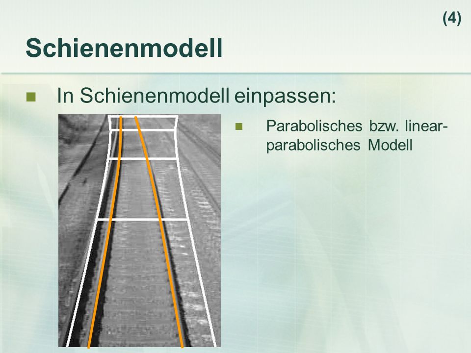 Schienenmodell In Schienenmodell einpassen: (4)