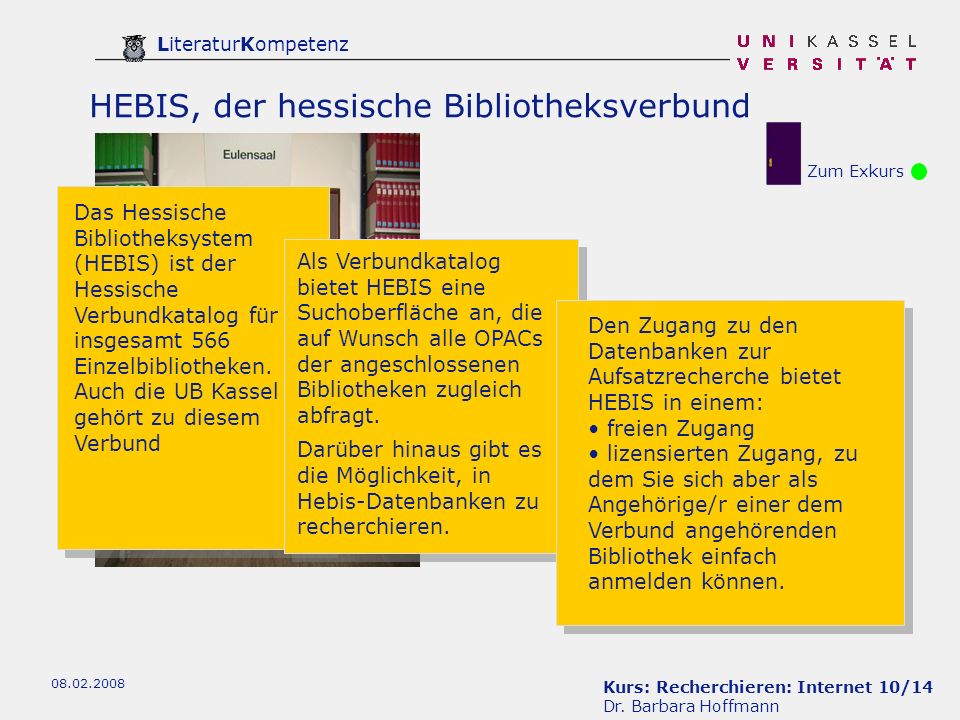 HEBIS, der hessische Bibliotheksverbund