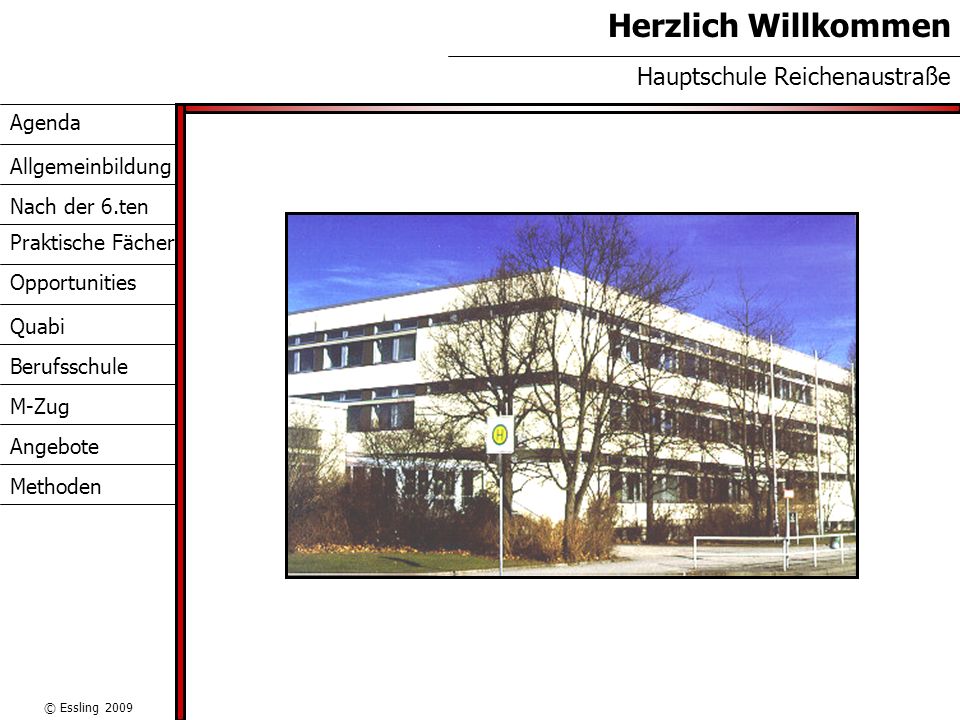 Herzlich Willkommen Hauptschule Reichenaustraße Agenda