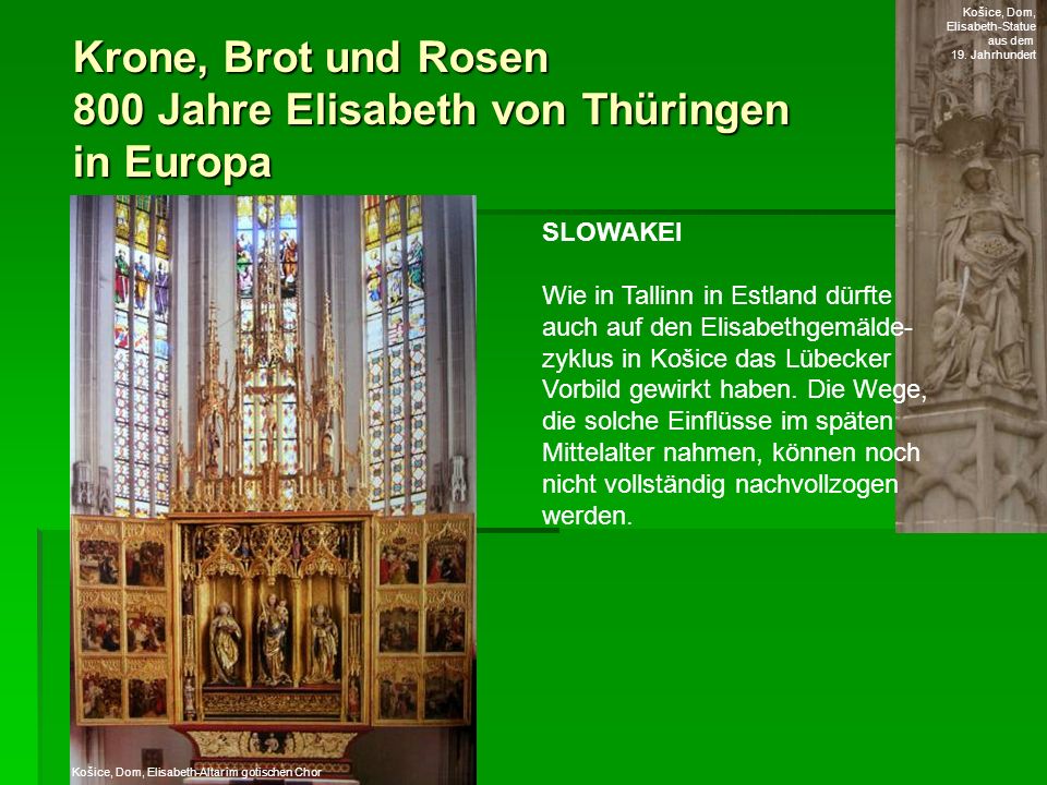 Krone, Brot und Rosen 800 Jahre Elisabeth von Thüringen in Europa