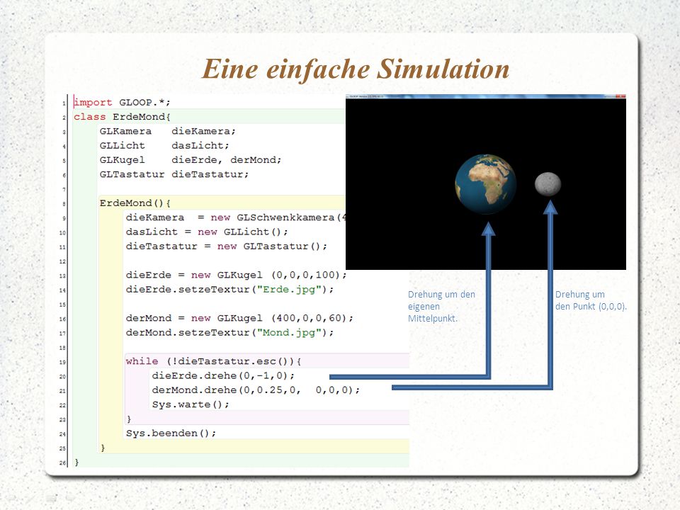 Eine einfache Simulation