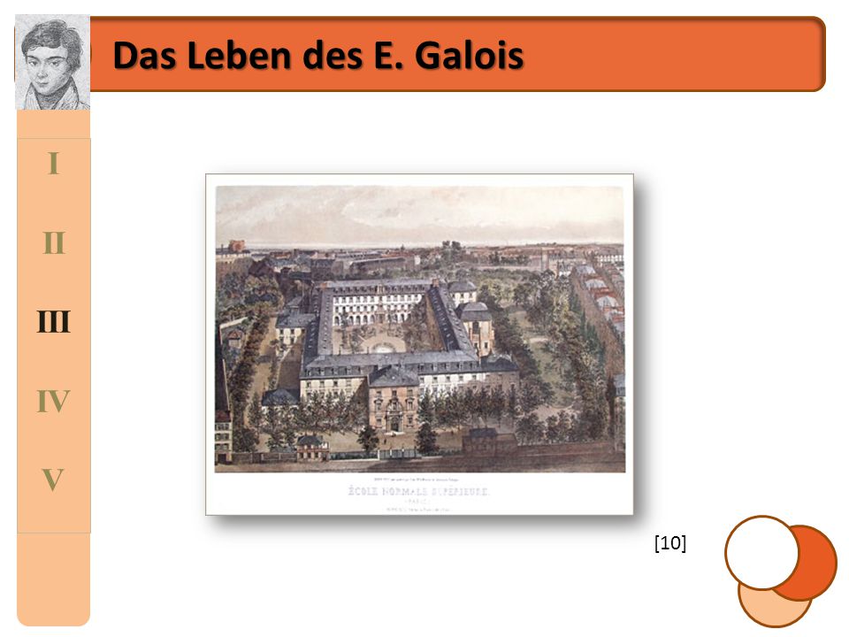Das Leben des E. Galois I II III IV V [10]