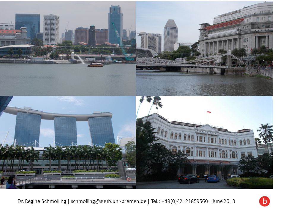 Merlion Wahrzeichen, Fullerton Hotel, Singapore Sky Park, Raffles Hotel