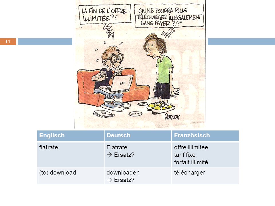 Englisch Deutsch. Französisch. flatrate. Flatrate. offre. illimitée. à. Ersatz tarif. fixe.