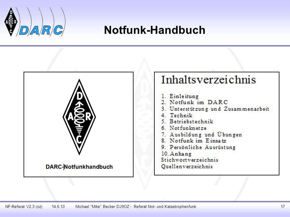 Notfunk-Handbuch NF-Referat V2.3 (oz)