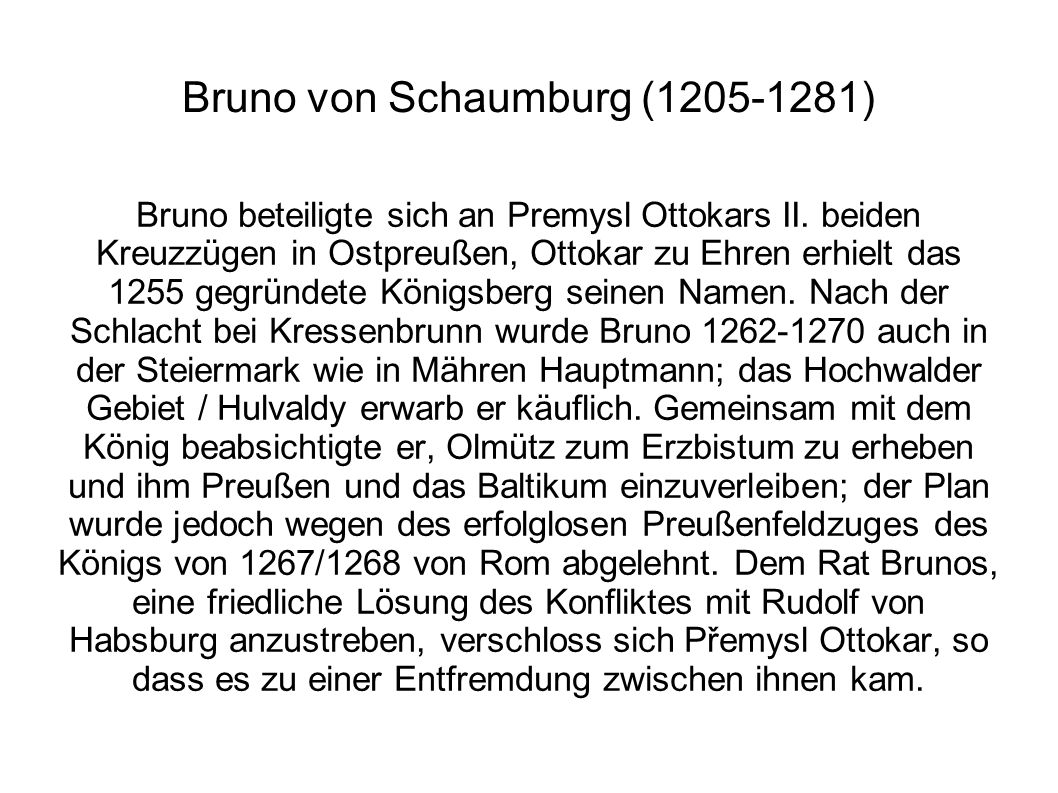 Bruno von Schaumburg ( )