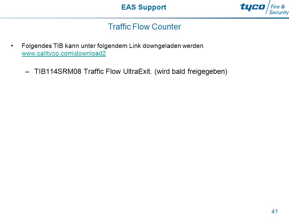 Traffic Flow Counter Folgendes TIB kann unter folgendem Link downgeladen werden