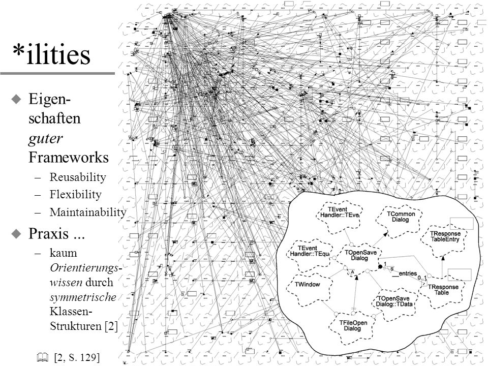 *ilities Eigen- schaften guter Frameworks Praxis ... & [2, S. 129]