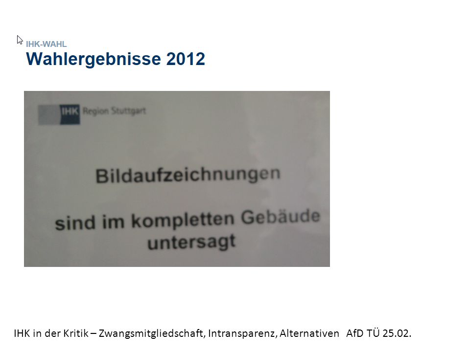 IHK in der Kritik – Zwangsmitgliedschaft, Intransparenz, Alternativen AfD TÜ