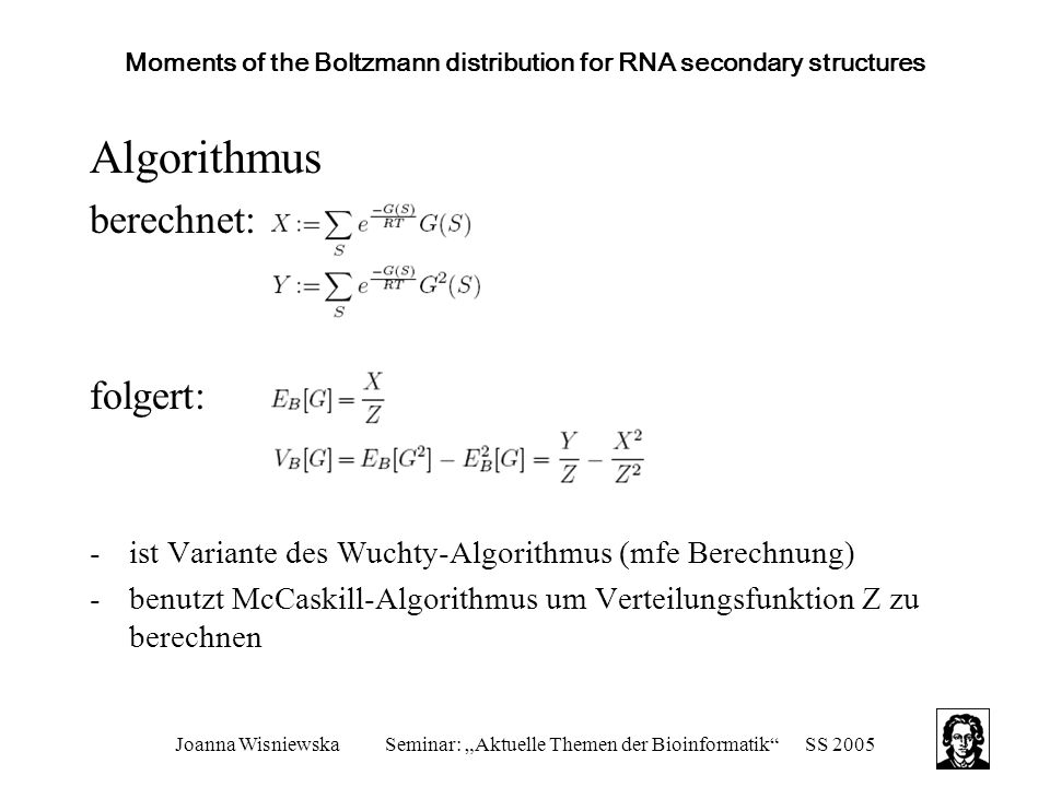 Moments of the Boltzmann distribution for RNA secondary structures