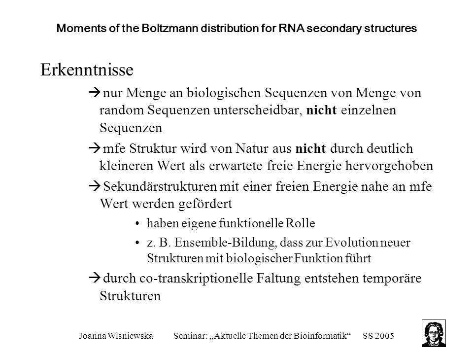 Moments of the Boltzmann distribution for RNA secondary structures
