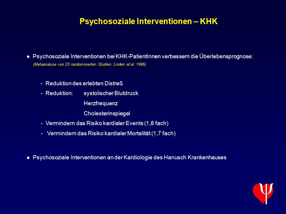 Psychosoziale Interventionen – KHK