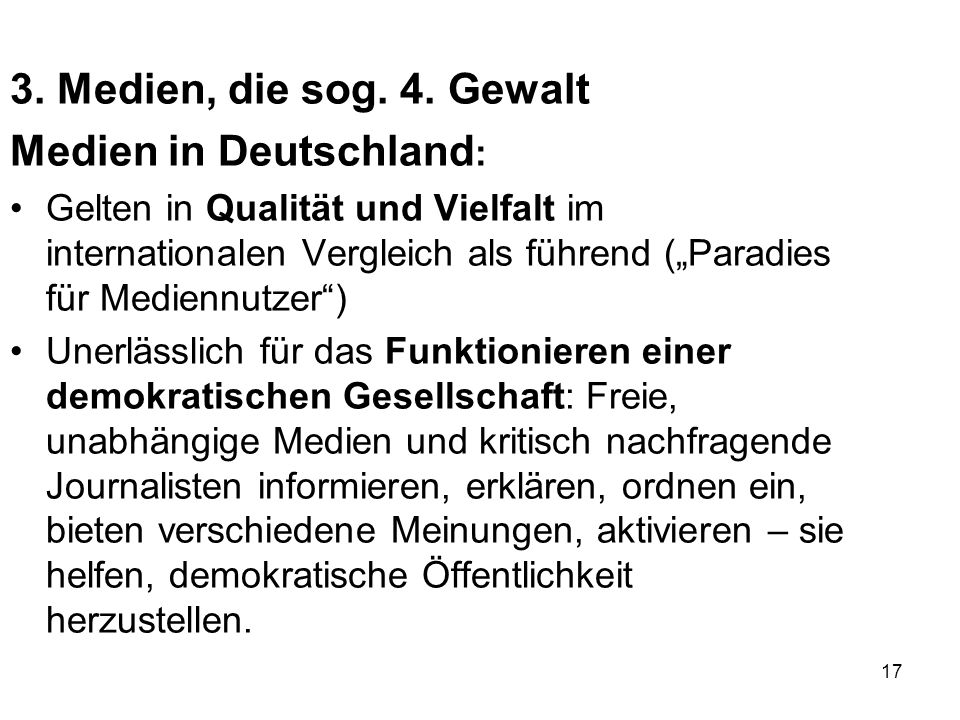 Medien in Deutschland:
