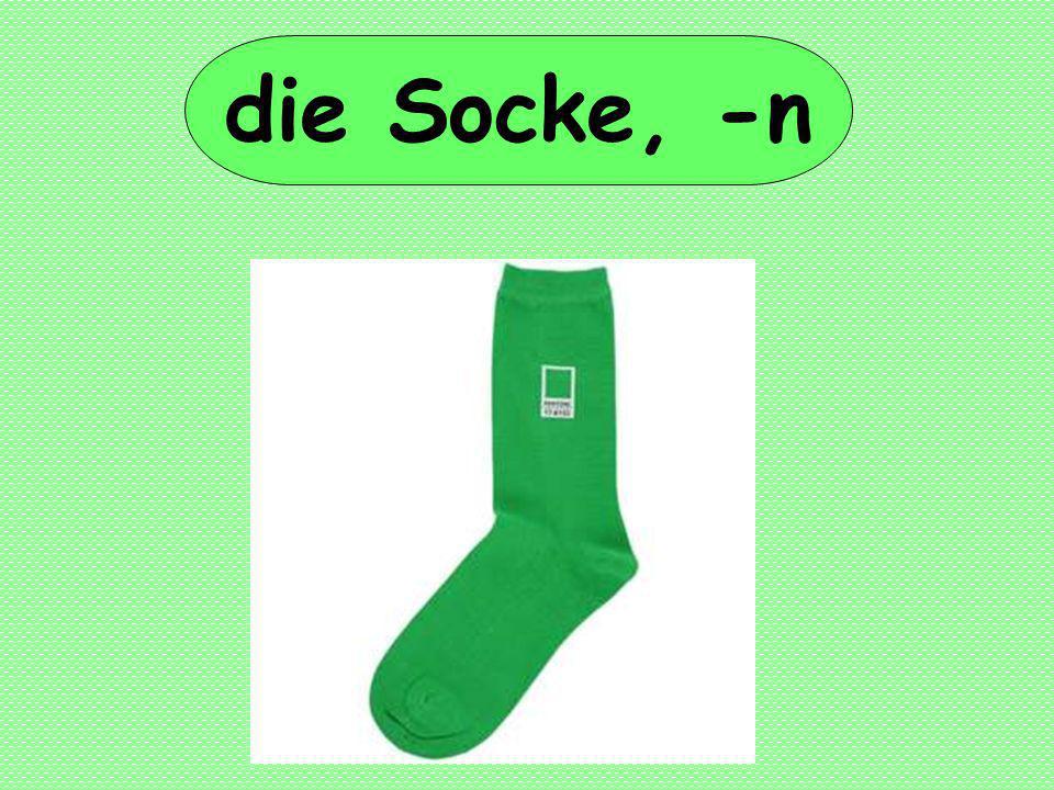 die Socke, -n