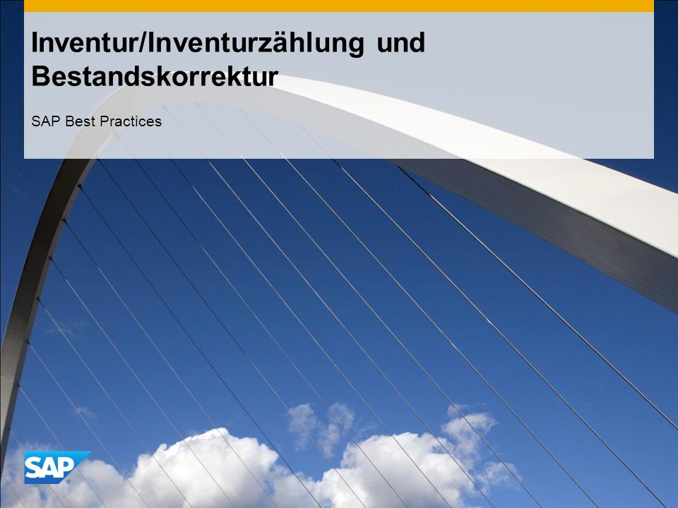Inventur/Inventurzählung und Bestandskorrektur