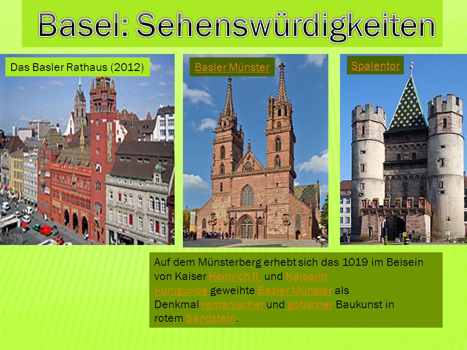 Basel: Sehenswürdigkeiten