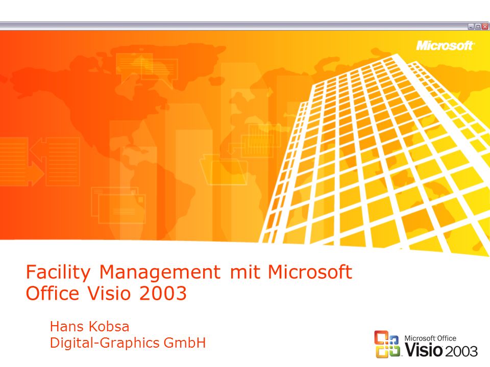 Facility Management mit Microsoft Office Visio 2003