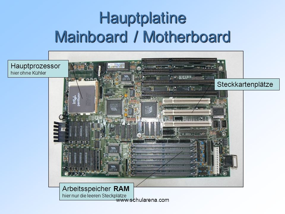 Hauptplatine Mainboard / Motherboard