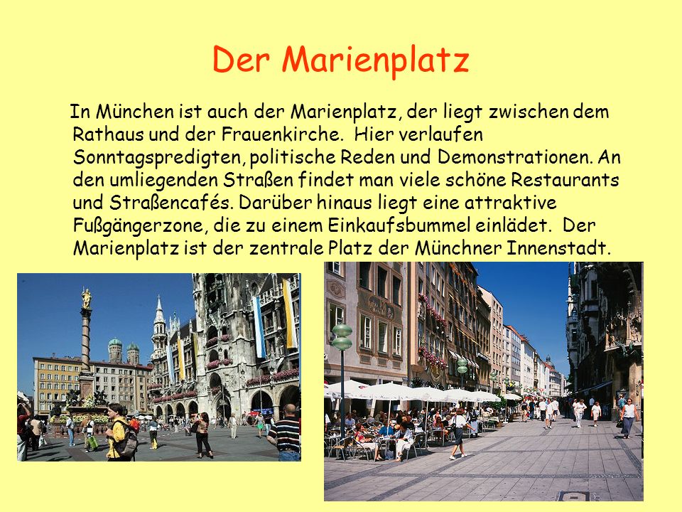 Der Marienplatz