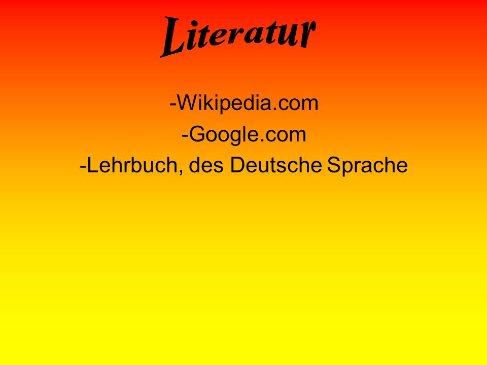 Lehrbuch, des Deutsche Sprache