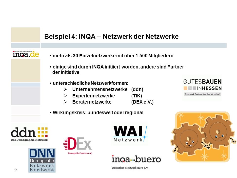 Beispiel 4: INQA – Netzwerk der Netzwerke