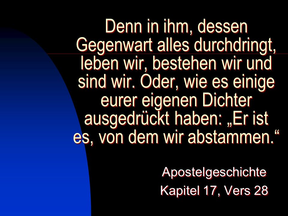 Apostelgeschichte Kapitel 17, Vers 28