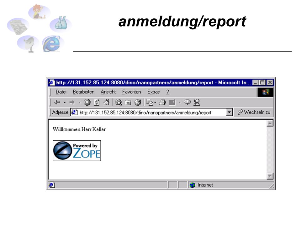 anmeldung/report