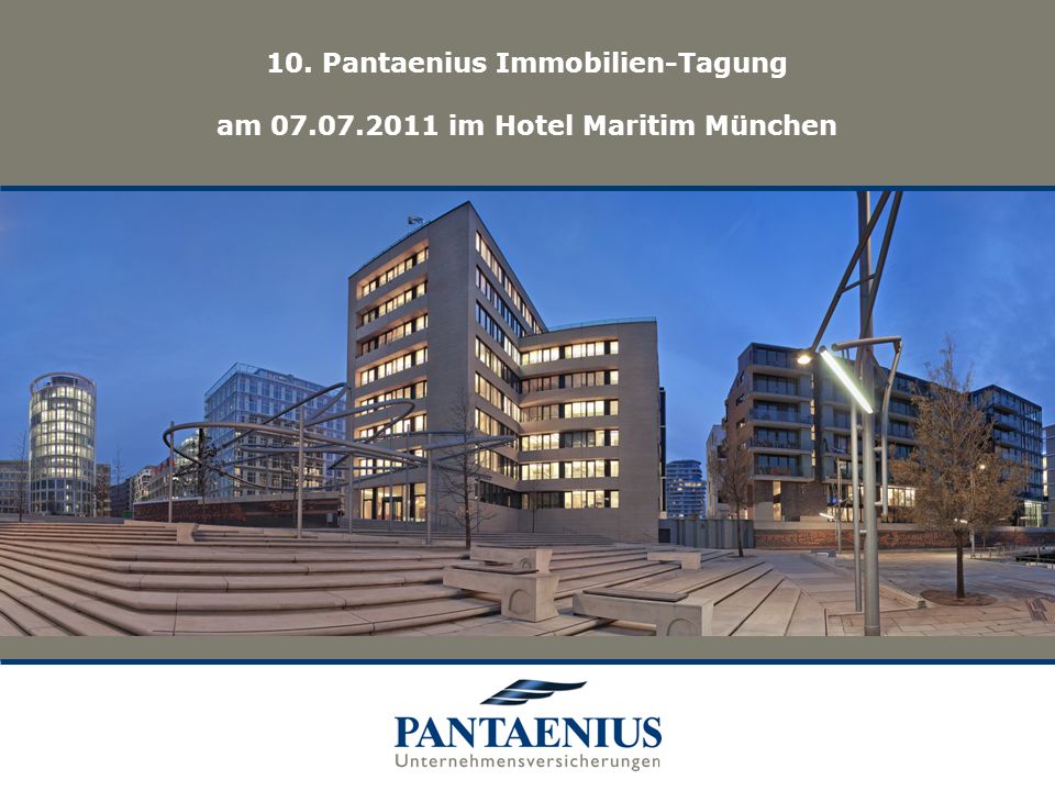 10. Pantaenius Immobilien-Tagung am