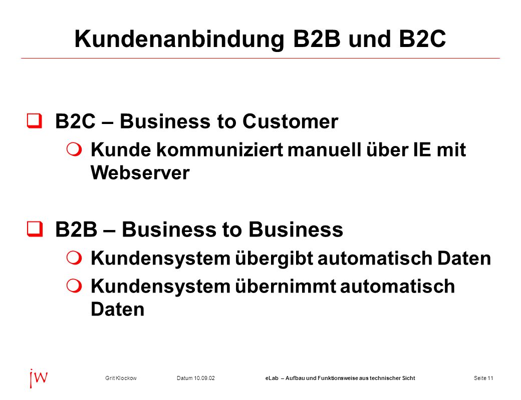 Kundenanbindung B2B und B2C