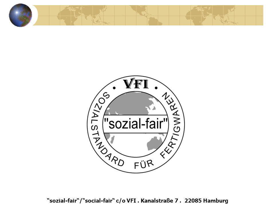 sozial-fair / social-fair c/o VFI . Kanalstraße Hamburg