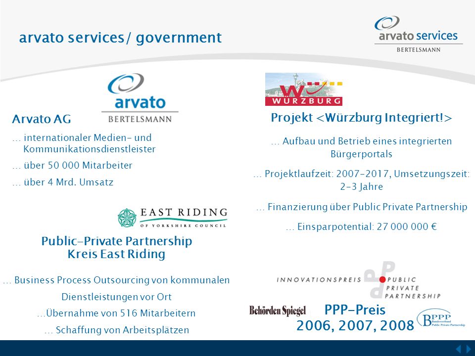 arvato services/ government