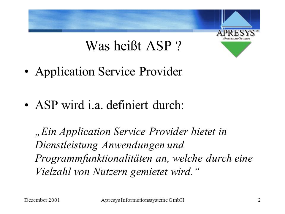 Apresys Informationssysteme GmbH