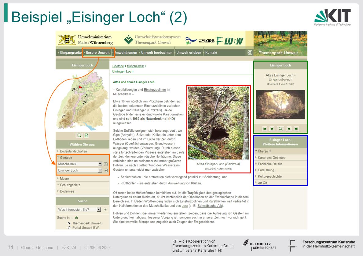 Beispiel „Eisinger Loch (2)