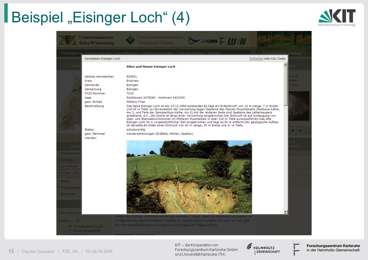 Beispiel „Eisinger Loch (4)
