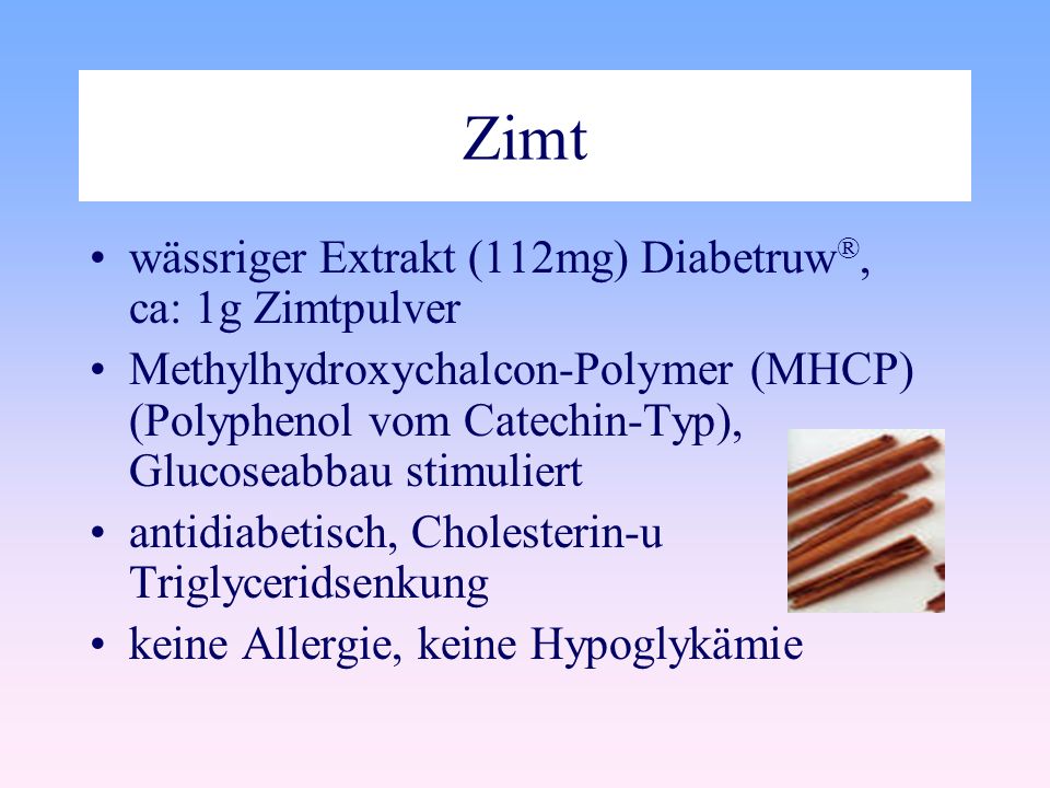 Zimt wässriger Extrakt (112mg) Diabetruw®, ca: 1g Zimtpulver