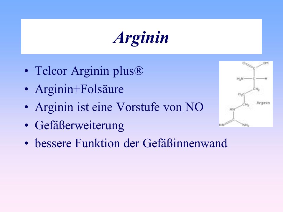 Arginin Telcor Arginin plus® Arginin+Folsäure