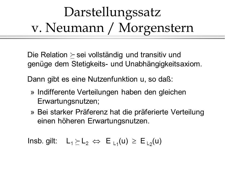 Darstellungssatz v. Neumann / Morgenstern