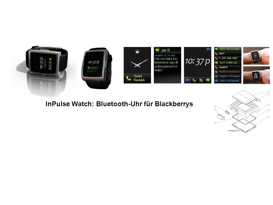InPulse Watch: Bluetooth-Uhr für Blackberrys