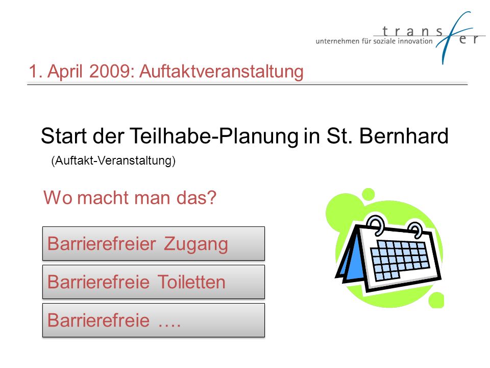 Start der Teilhabe-Planung in St. Bernhard