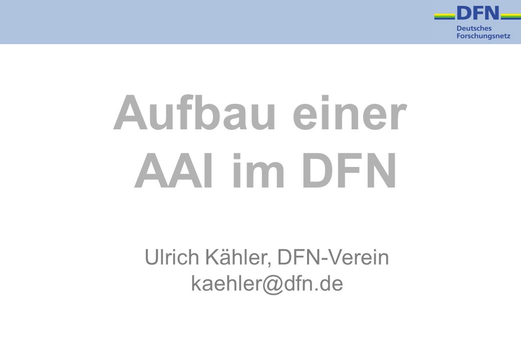 Ulrich Kähler, DFN-Verein