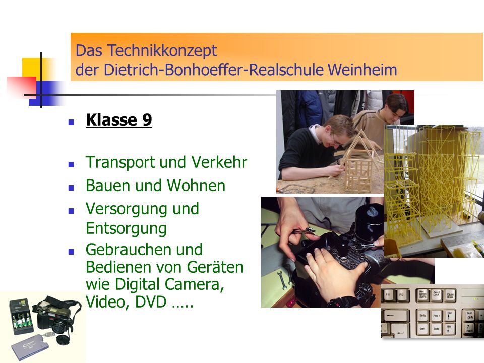 Das Technikkonzept der Dietrich-Bonhoeffer-Realschule Weinheim