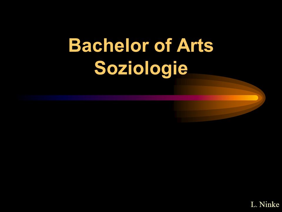 Bachelor of Arts Soziologie