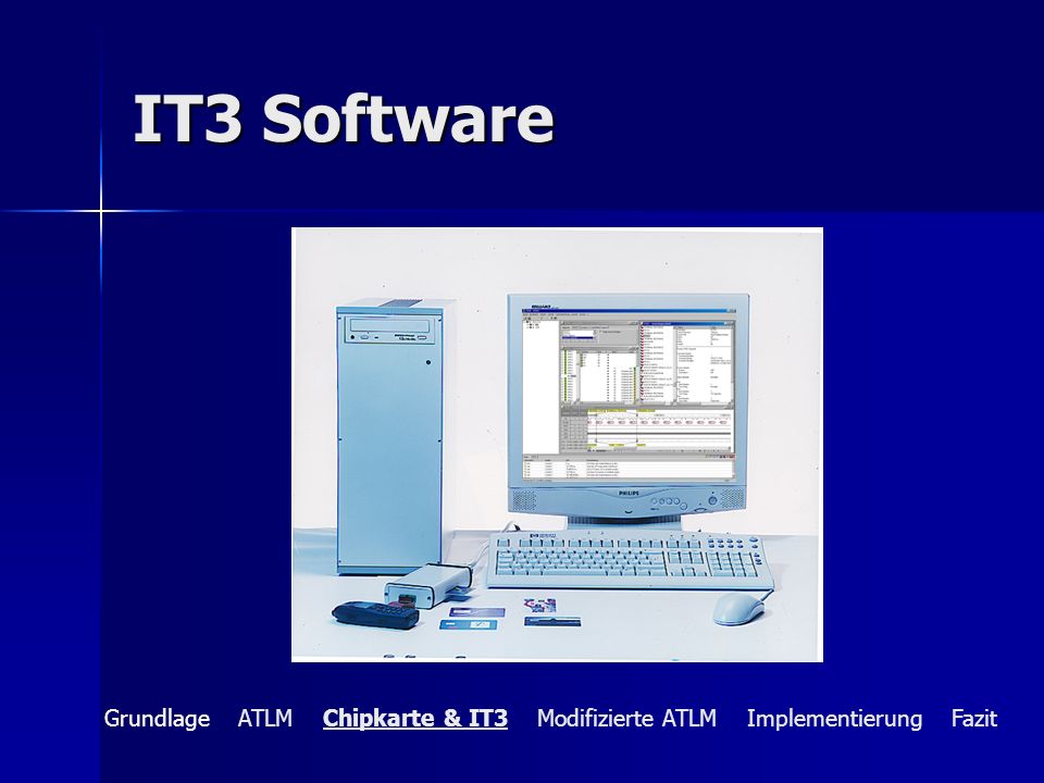 IT3 Software Grundlage ATLM Chipkarte & IT3 Modifizierte ATLM Implementierung Fazit