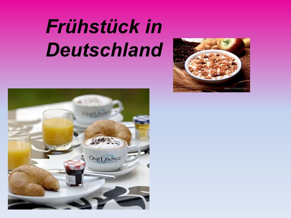 Frühstück in Deutschland